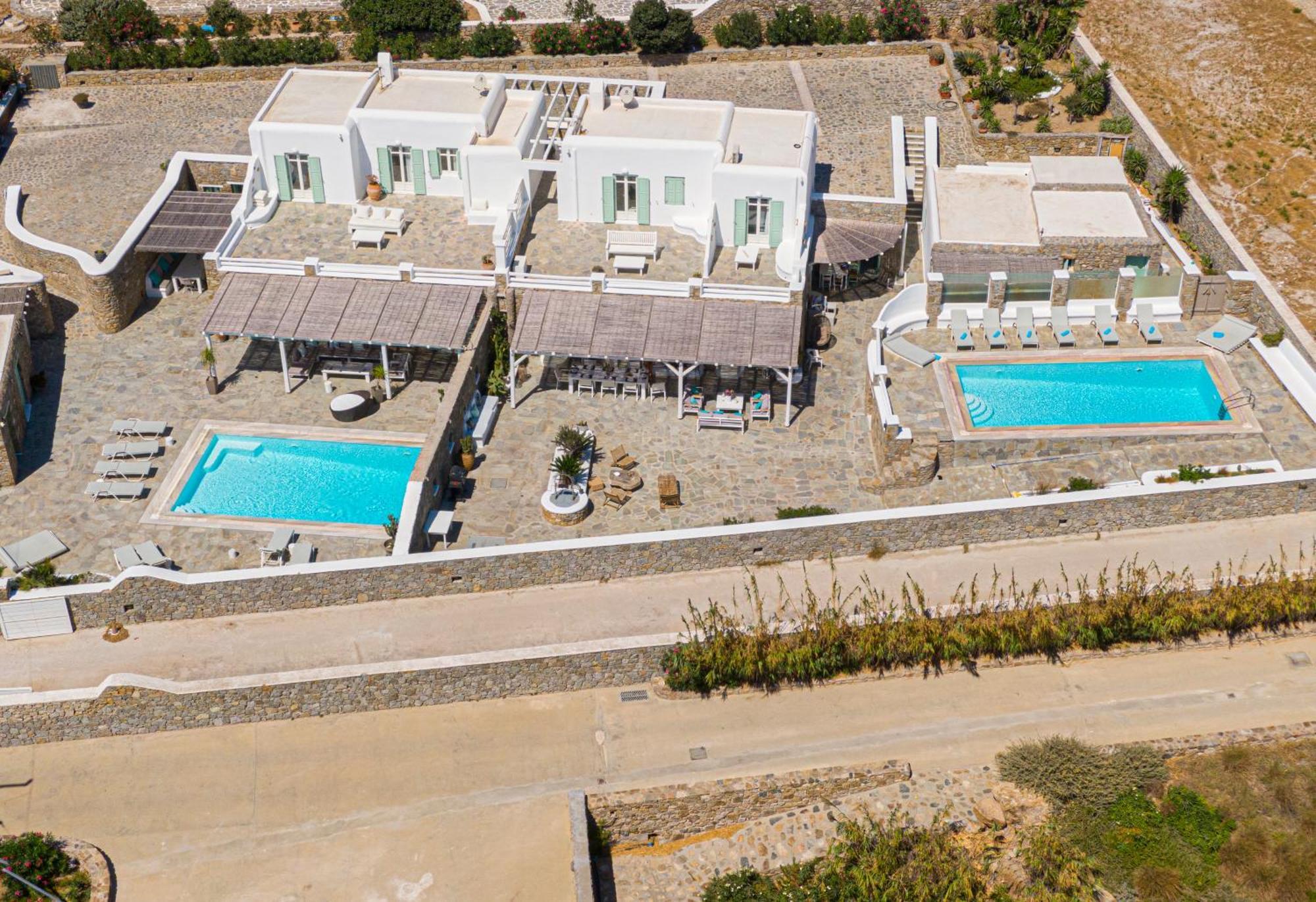 Mando Pool Villas W Sea Views - Five Bedrooms Praia Super Paradise Exterior foto