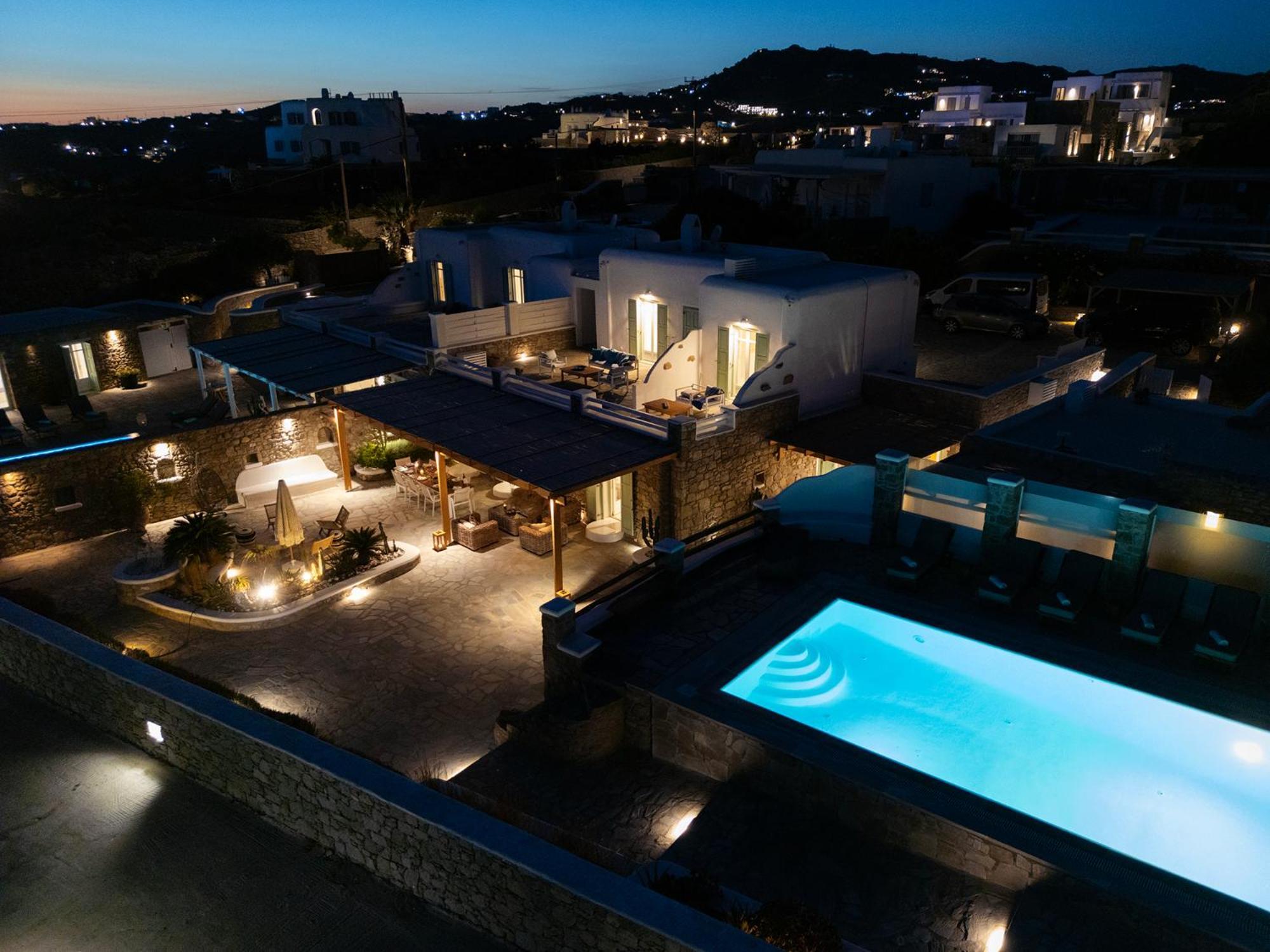 Mando Pool Villas W Sea Views - Five Bedrooms Praia Super Paradise Exterior foto